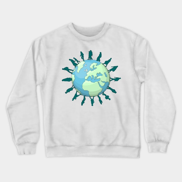 immigration around the world Crewneck Sweatshirt by Akman